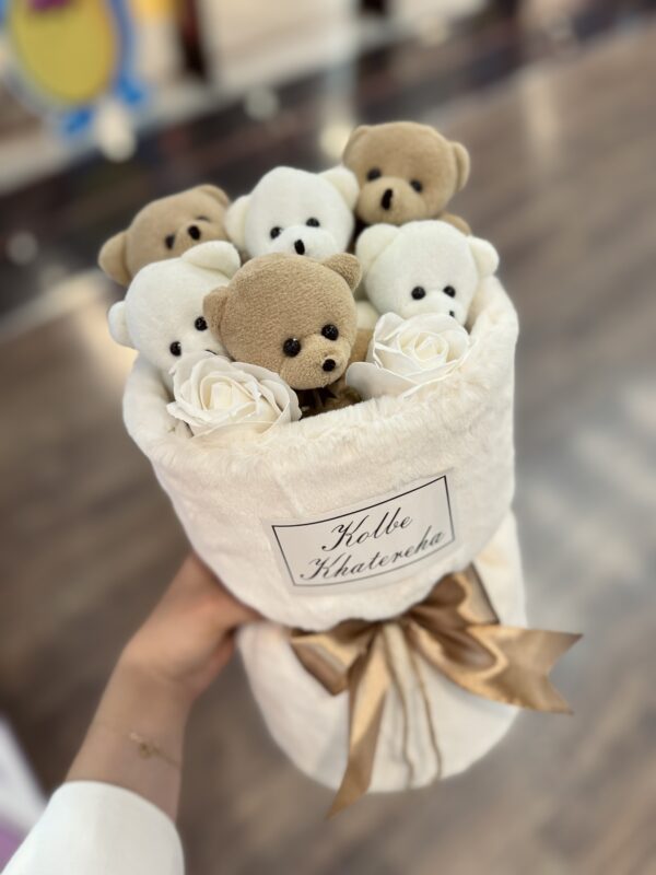 بوکت تدی و گل رز 🧸🤍