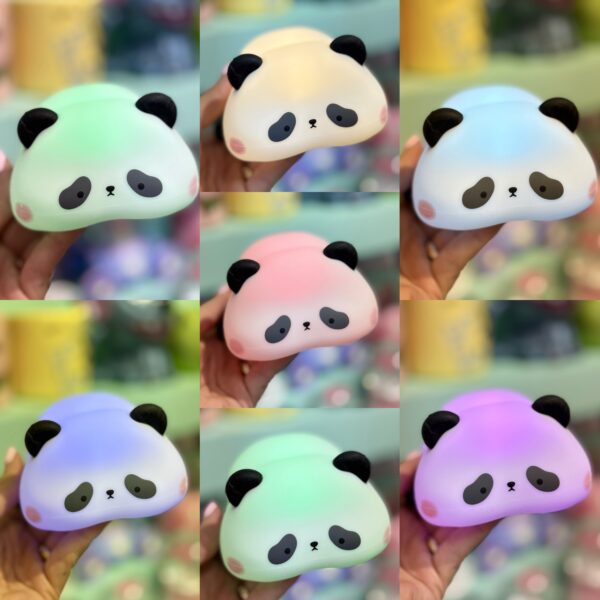 چراغ خواب سیلیکونی پاندا مولتی کالر 🐼🌈