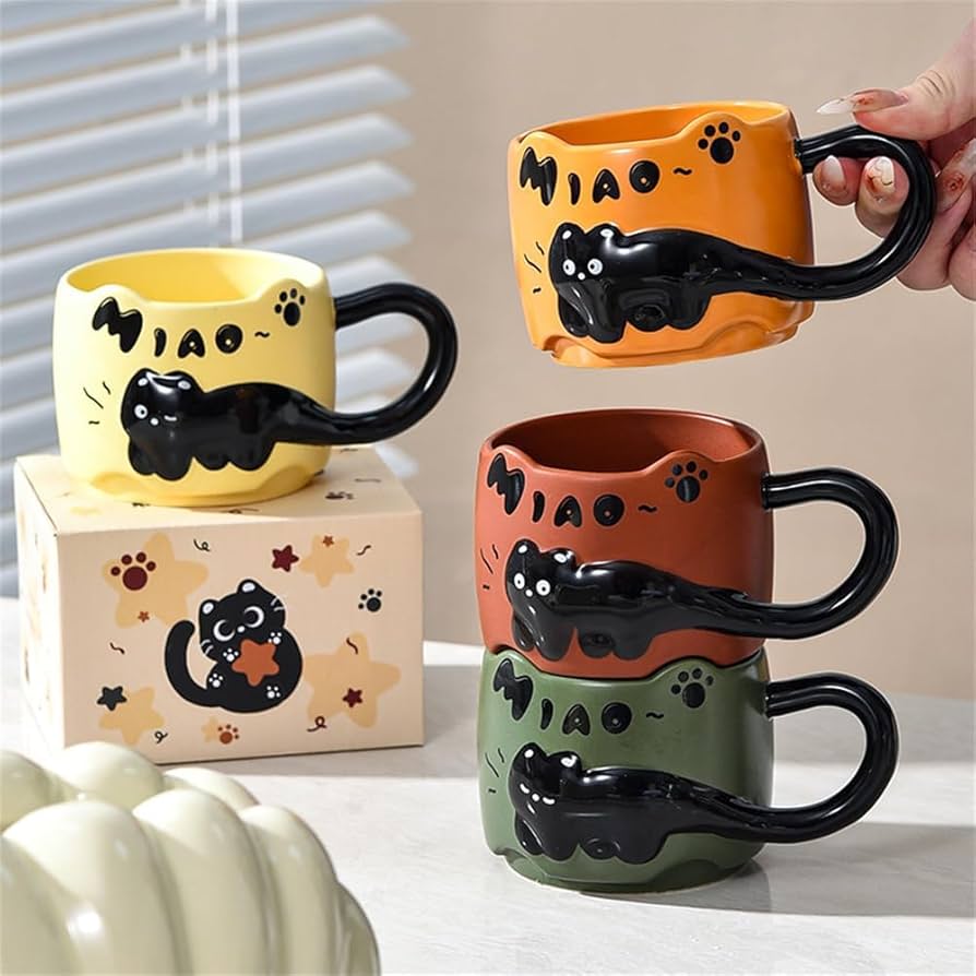 ماگ گربه میو 🐾☕️
