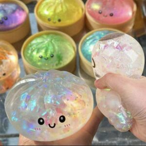 دامپلینگ اسکویشی شفاف 🌈😍💗